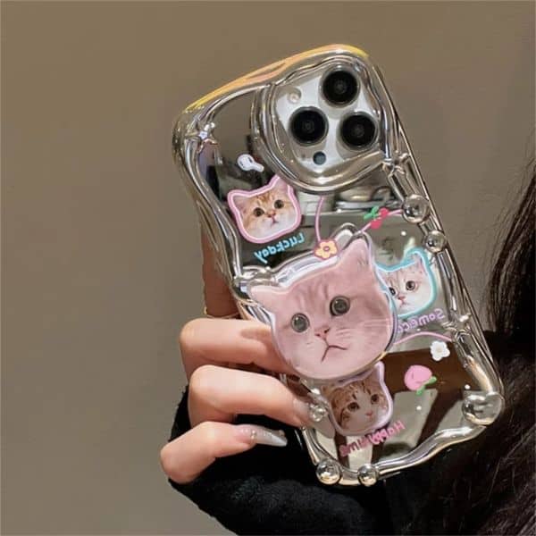 Cute 3D Cat iPhone Case