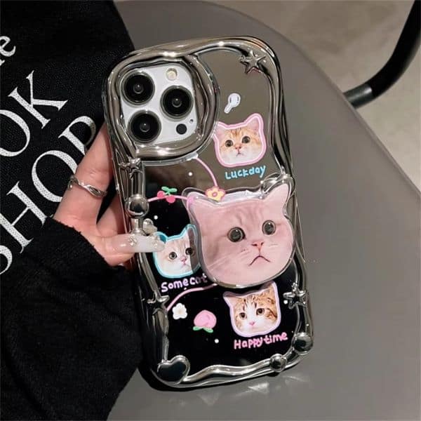 Cute 3D Cat iPhone Case