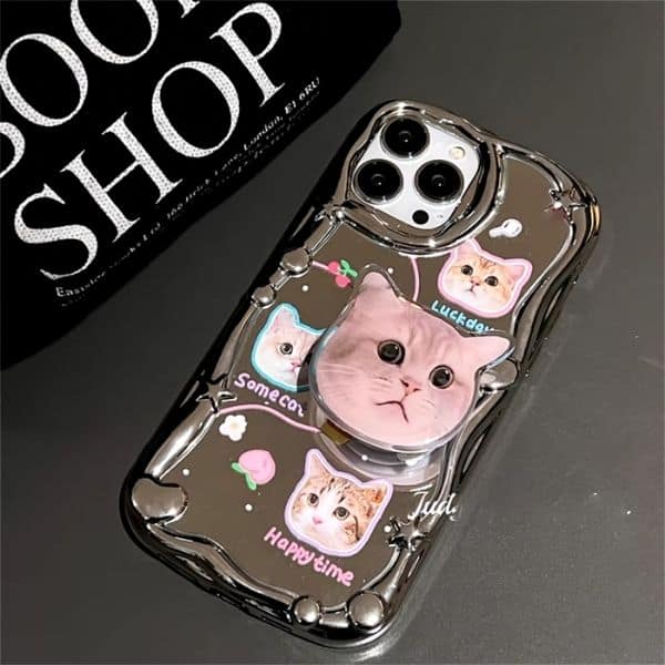 Cute 3D Cat iPhone Case