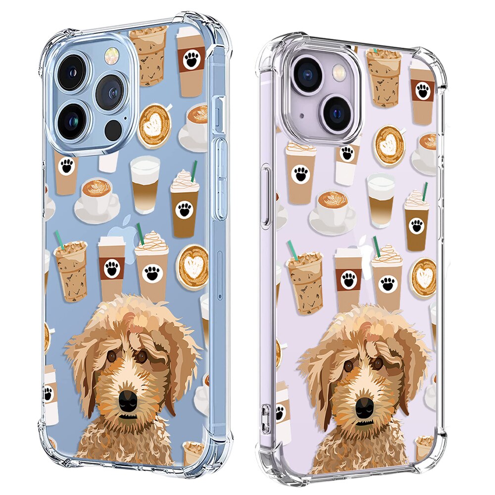 Colorful Dog Pattern Phone Cases