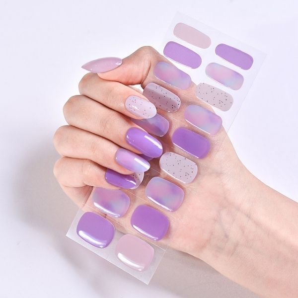 Purple Gel Nail