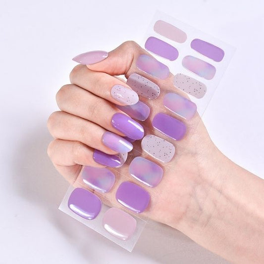 Purple Gel Nail