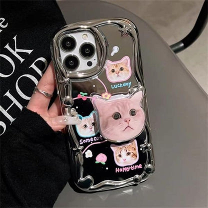 Cute 3D Cat iPhone Case