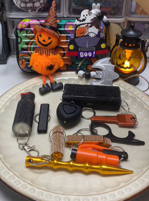 Halloween Self Defense Keychain