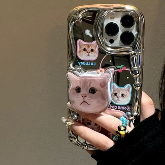 Cute 3D Cat iPhone Case