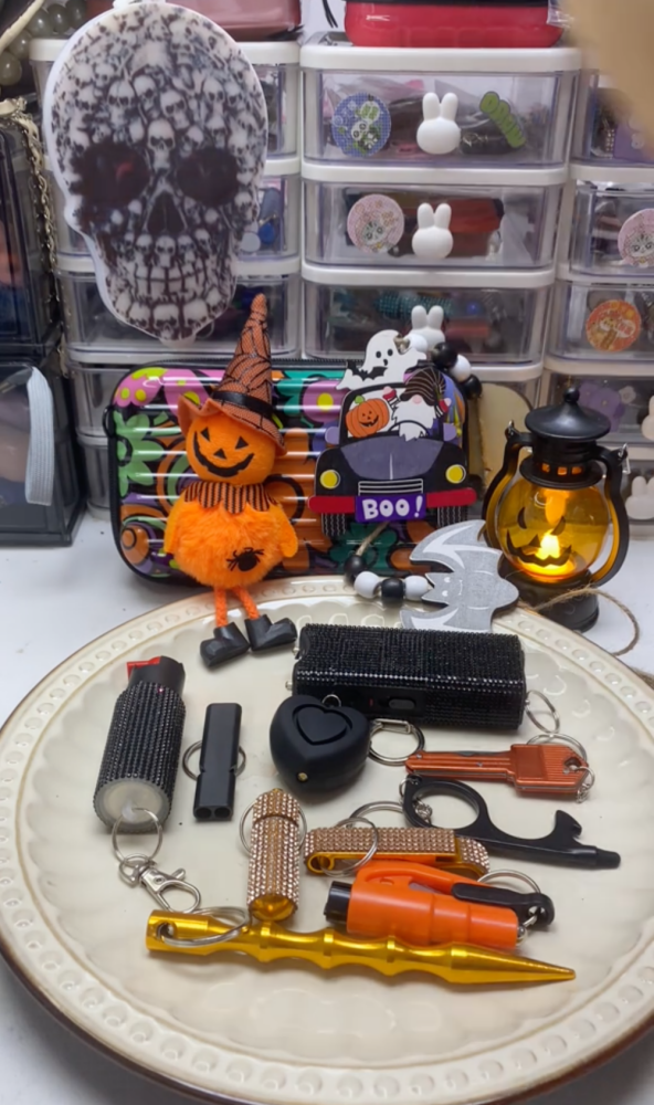 Halloween Self Defense Keychain