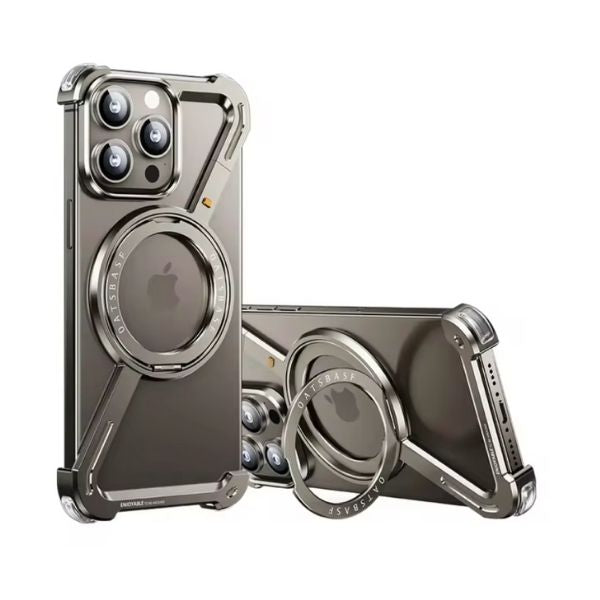 Z Shape Aluminum Frameless Magnetic iPhone Case