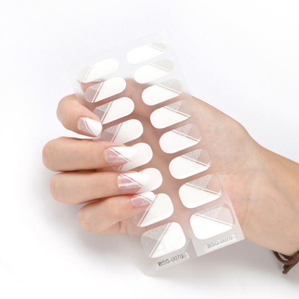 White Gel Nail Set