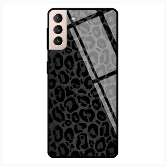 Black-Leopard-Pattern-Samsung-Phone-Case