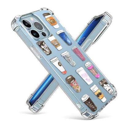 Creative-Paper-Cup-Pattern-iPhone-Case