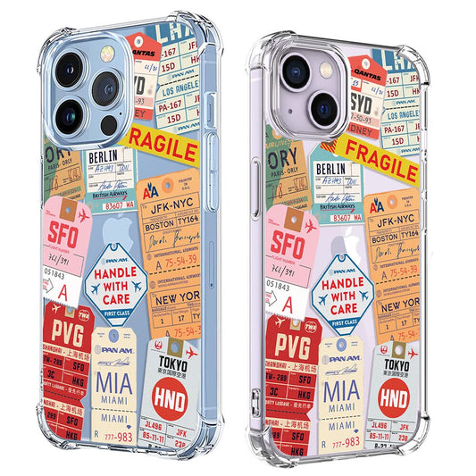 Postage Stamp Pattern iPhone Case