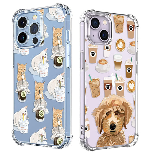 Colorful Dog Pattern Phone Cases