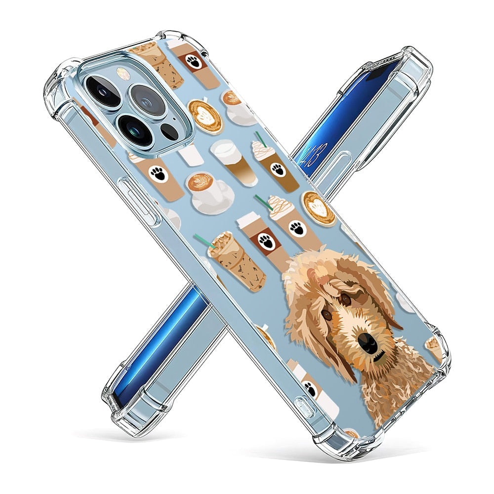 Colorful Dog Pattern Phone Cases