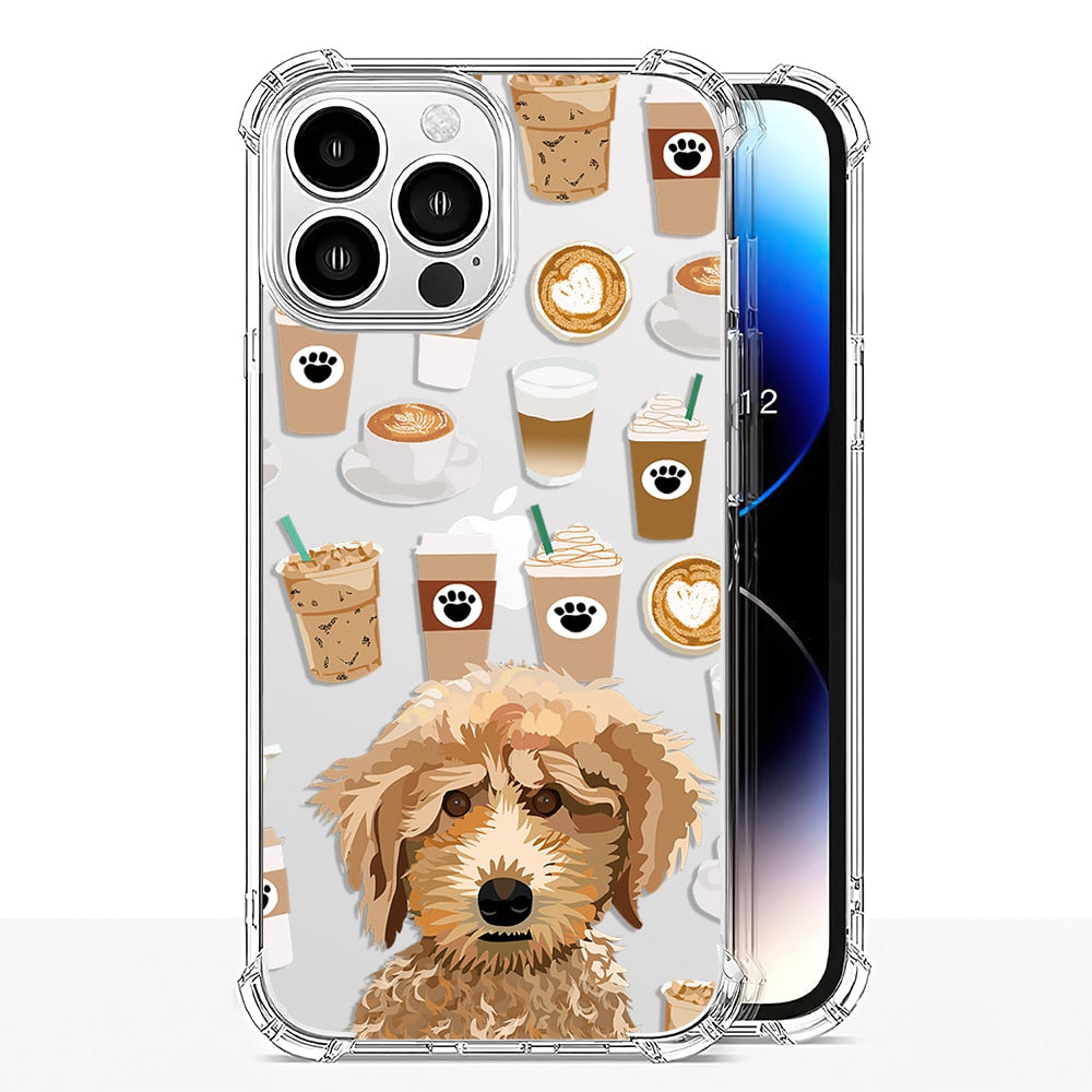 Colorful Dog Pattern Phone Cases