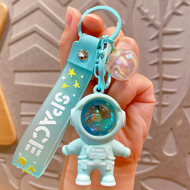 Astronaut Sunset Keychain